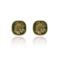 Abstract Art Flower Stud Earrings Earrings Claire & Clara