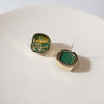 Abstract Art Flower Stud Earrings Earrings Claire & Clara