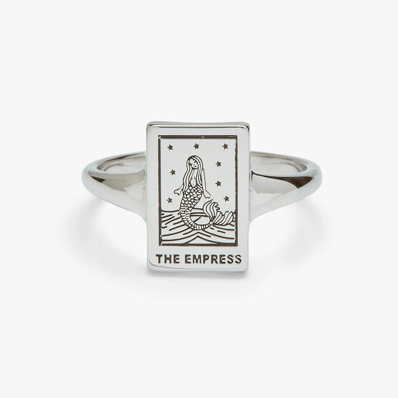 ADJUSTABLE TAROT CARD RING Rings Claire & Clara Empress