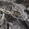 Aged Seraph Wings Cross Necklace Necklace Claire & Clara