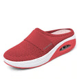 Air Cushion Slip-On Walking Slipper Shoes Claire & Clara US 5.5 Red