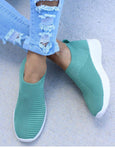 Aleena Slip On Knit Sneakers Shoes Claire & Clara