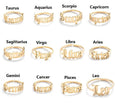 Alphabet Constellation Opening Ring Ring Claire & Clara
