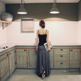 Alyssa Modal Strapped A-Line Skirt Long Skirts Claire & Clara