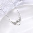 Angel Wing Ring Necklace Necklaces Claire & Clara
