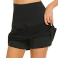 Anti-Chafing Active Skort Mini Skirts Claire & Clara Black S