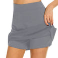 Anti-Chafing Active Skort Mini Skirts Claire & Clara Gray S