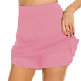 Anti-Chafing Active Skort Mini Skirts Claire & Clara Pink S