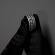 B1G1 Full Diamond Rotatable Anxiety Relief RING Claire & Clara
