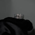 B1G1 Full Diamond Rotatable Anxiety Relief RING Claire & Clara