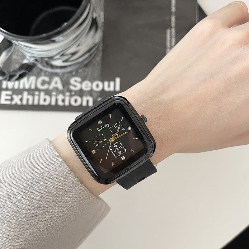 B1G1 Square Big Dial Silicone Watch Watches Claire & Clara