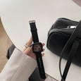 B1G1 Square Big Dial Silicone Watch Watches Claire & Clara Black