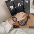 B1G1 Square Big Dial Silicone Watch Watches Claire & Clara Green