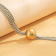 Ball Metal Multi-Layer Chain Necklace Necklace Claire & Clara