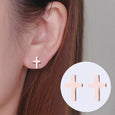 Basic Cross Stud Earrings Earrings Claire & Clara