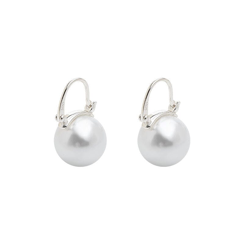 Basic Pearl Earrings Earrings Claire & Clara Silver