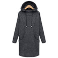 Biggie Plush Long Hoodie One-Piece Dresses Claire & Clara