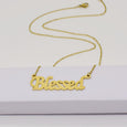 Blessed Stainless Steel Necklace Necklace Claire & Clara