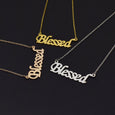 Blessed Stainless Steel Necklace Necklace Claire & Clara