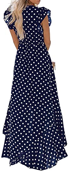 Bohemian V-Neck Long Dress Claire & Clara