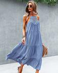 Boho Halter Lace Hollow Out Casual Dress Dresses Claire & Clara