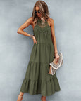 Boho Halter Lace Hollow Out Casual Dress Dresses Claire & Clara