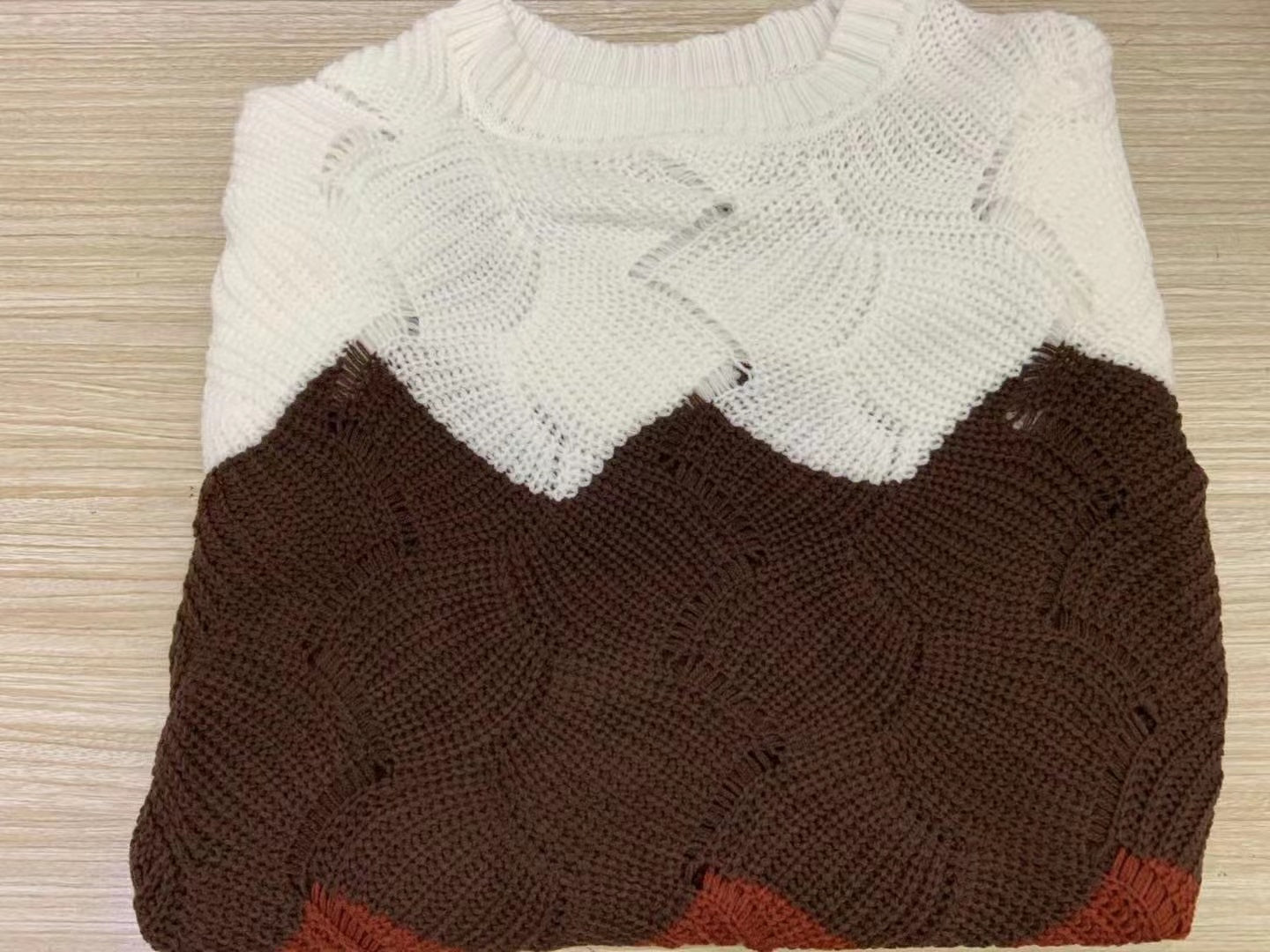 Bonnie Color Block Sweater Top Claire & Clara