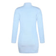 Bonnie Furry Turtleneck Long Sleeve Dress Dresses Claire & Clara