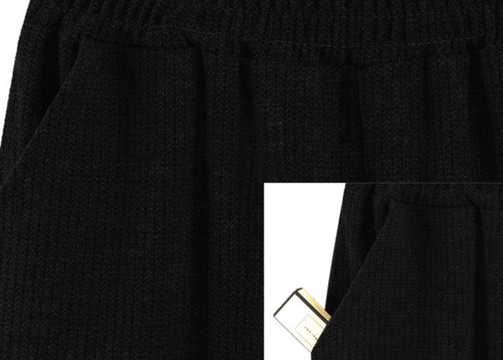 Bonnie Winter Fleece Wide-Leg Knitted Pants Bottoms Claire & Clara