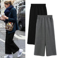 Bonnie Winter Fleece Wide-Leg Knitted Pants Bottoms Claire & Clara