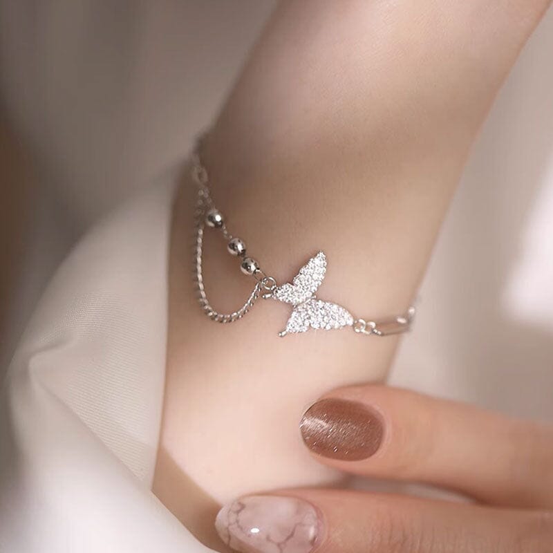 Butterfly Multi-Chain Combination Bracelet Bracelet Claire & Clara