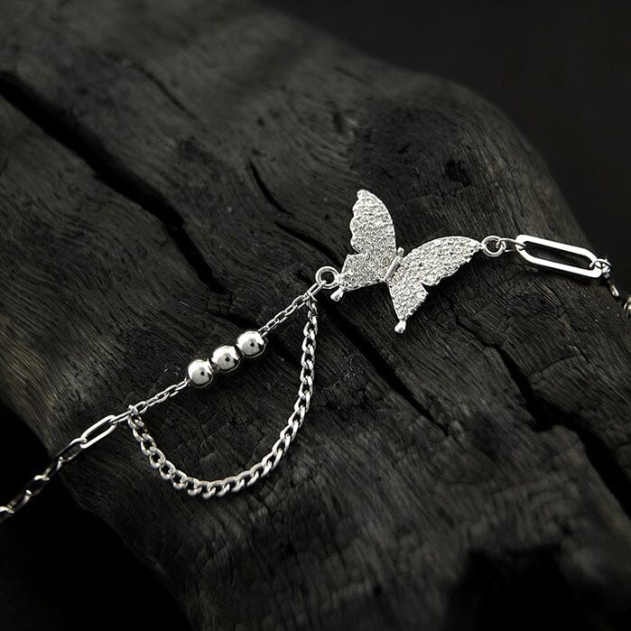 Butterfly Multi-Chain Combination Bracelet Bracelet Claire & Clara