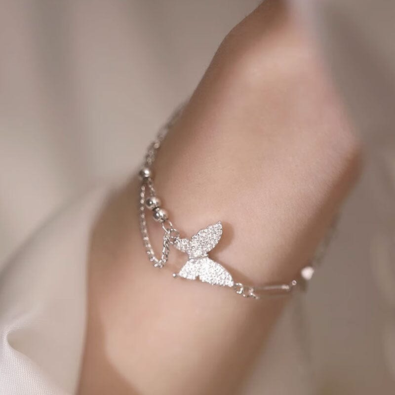 Butterfly Multi-Chain Combination Bracelet Bracelet Claire & Clara