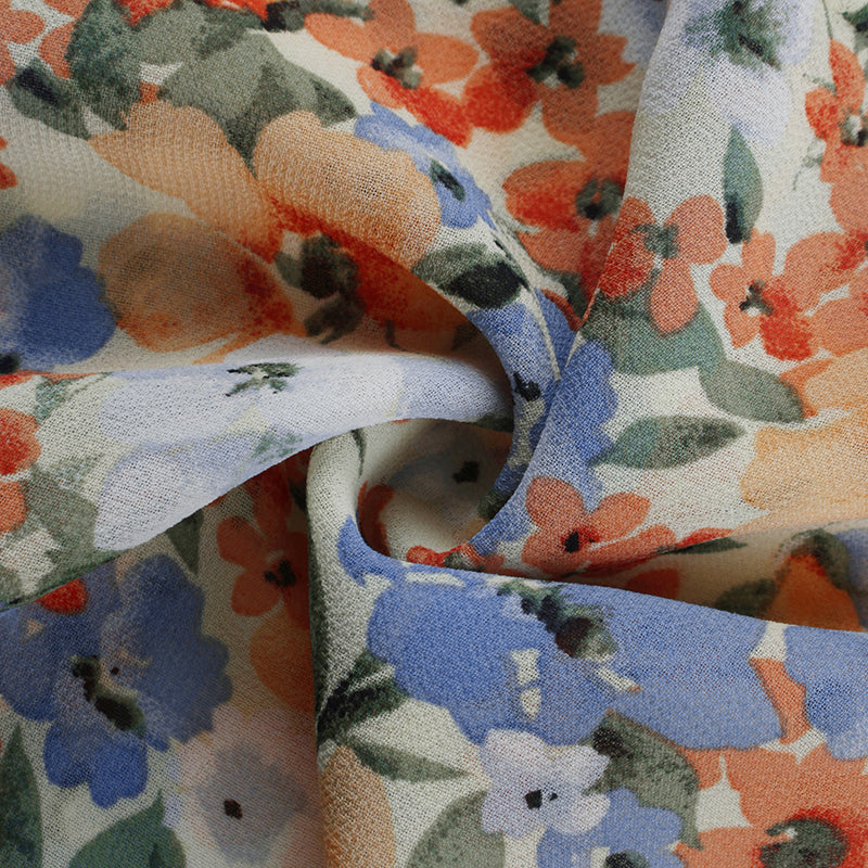 Callie Floral Dream V-Neck Wrap Midi Dress Dresses Claire & Clara