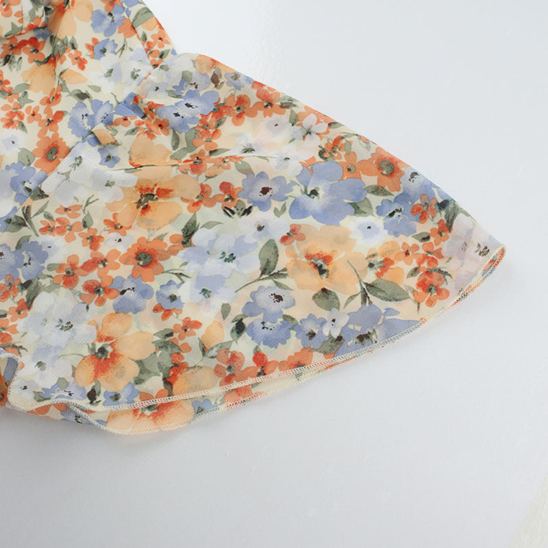 Callie Floral Dream V-Neck Wrap Midi Dress Dresses Claire & Clara