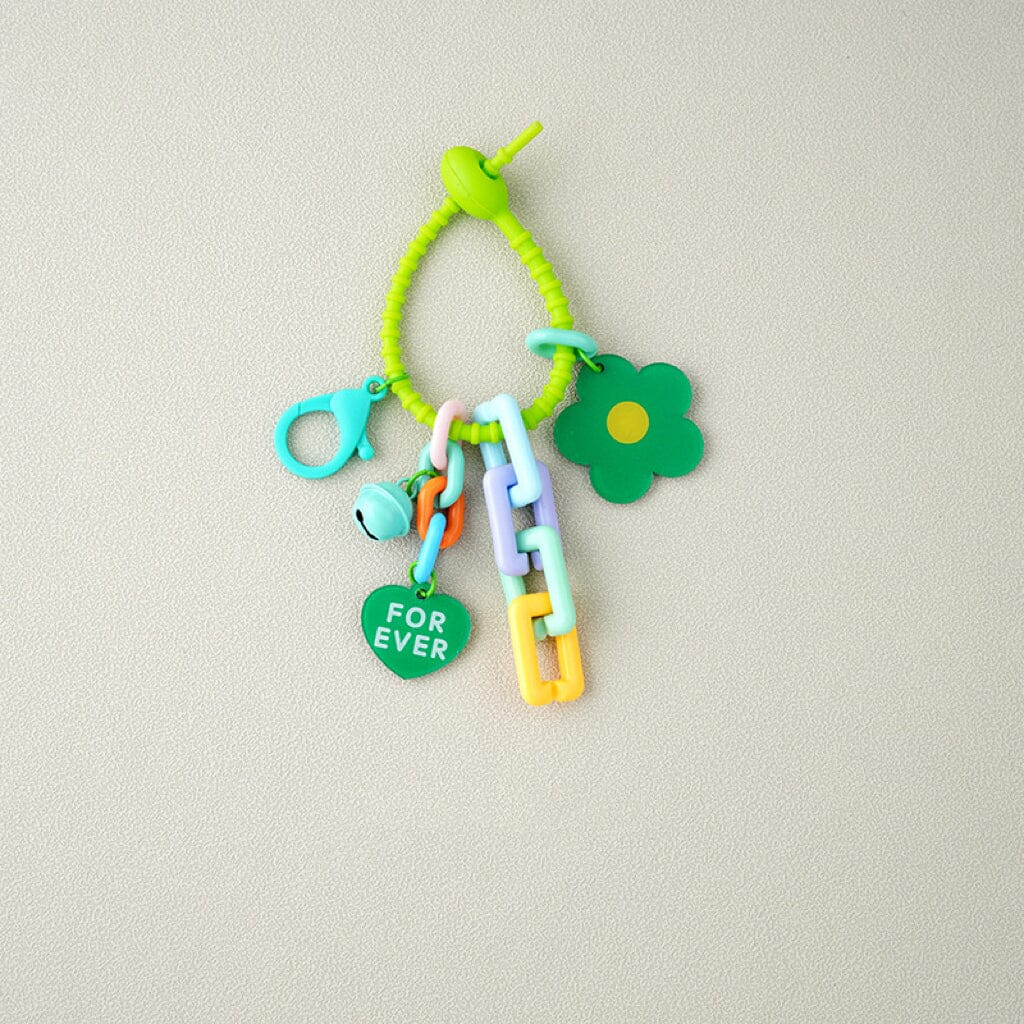 Candy Flower Keychain Apparel & Accessories Claire & Clara Green