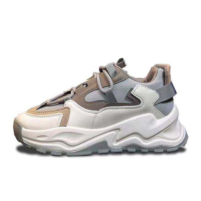 Carol Platform Casual Chunky Sneakers Shoes Claire & Clara US 4.5 Gray