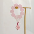 Cat's Claw Glazed Decompression Handheld Rosary Beads Apparel & Accessories Claire & Clara Pink