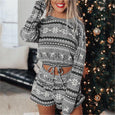 Christmas Pajamas Long Sleeve Short Set Set Claire & Clara