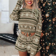 Christmas Pajamas Long Sleeve Short Set Set Claire & Clara