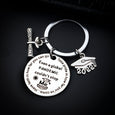 Class of 2022 Graduation Gifts Funny Keychain for Him/Her Claire & Clara