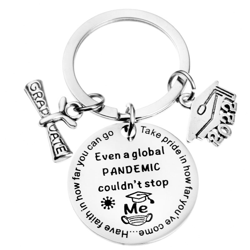 Class of 2022 Graduation Gifts Funny Keychain for Him/Her Claire & Clara