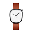 Cobblestone Simple Quartz Watch Watches Claire & Clara Brown Black