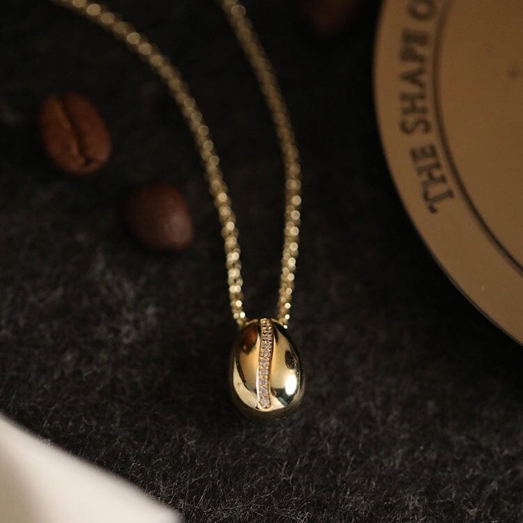 Coffee Bean Vintage Necklace Necklace Claire & Clara