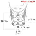 Coin Pendant Tassel Anklet Anklet Claire & Clara