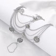 Coin Pendant Tassel Anklet Anklet Claire & Clara