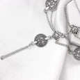Coin Pendant Tassel Anklet Anklet Claire & Clara