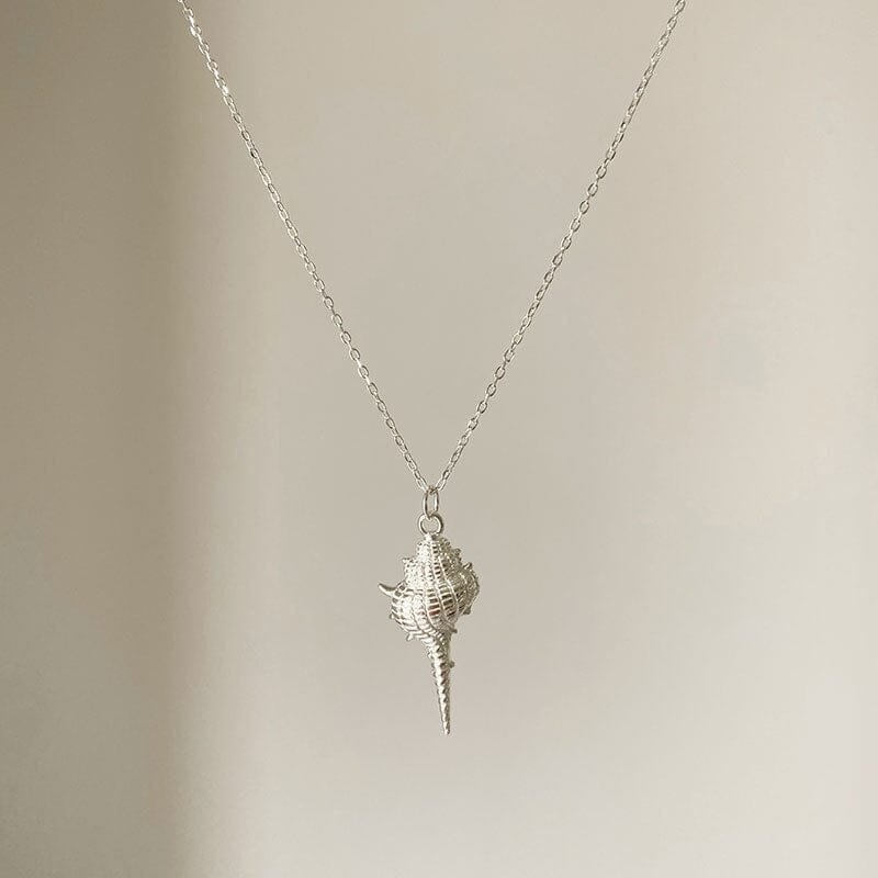 Conch Silver Necklace Necklace Claire & Clara Silver
