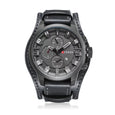 CURREN Men's Casual Business Quartz Watch Watches Claire & Clara All Black