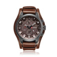 CURREN Men's Casual Business Quartz Watch Watches Claire & Clara Coffee